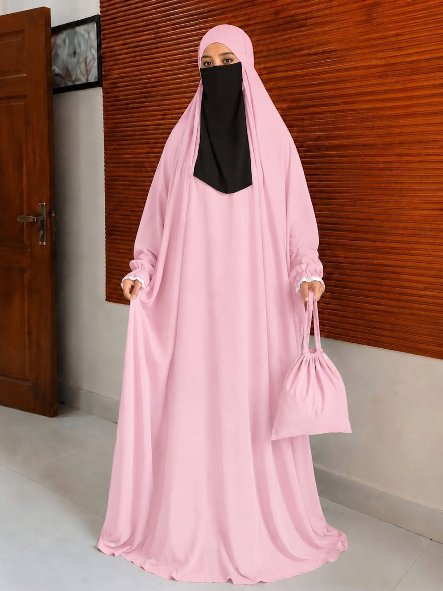 Full Size Prayer Jilbab with Bag