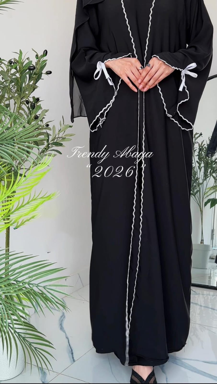 Zoya Abaya – Middle Eastern Style | Attached Inner Abaya | Elegant & Modest Wear